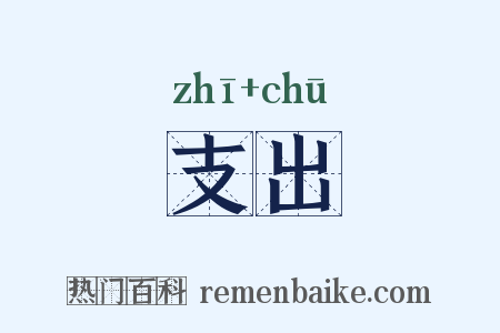 支出是什么意思的图片